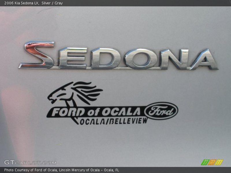 Silver / Gray 2006 Kia Sedona LX
