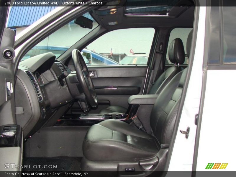 Oxford White / Charcoal 2008 Ford Escape Limited 4WD