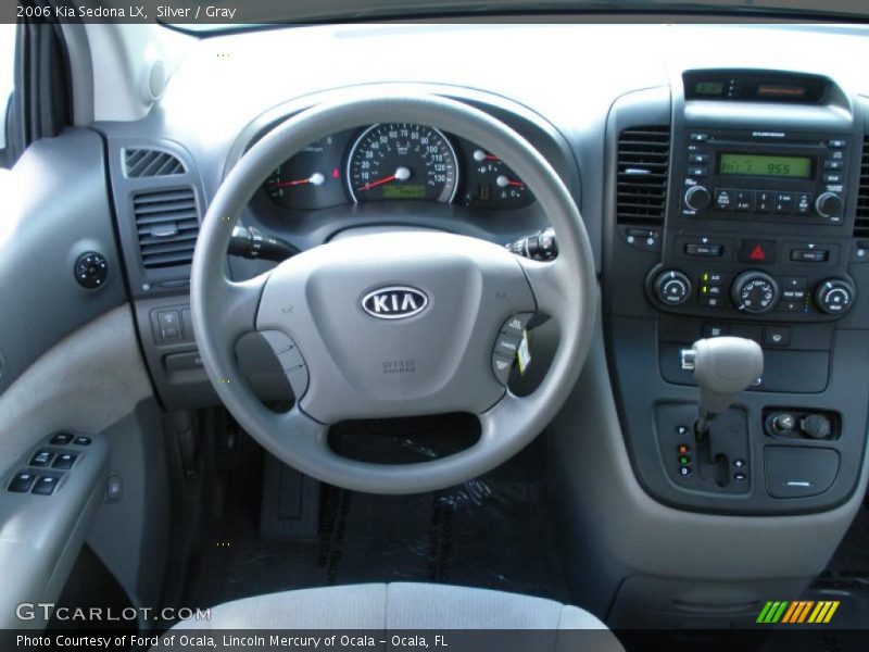 Silver / Gray 2006 Kia Sedona LX
