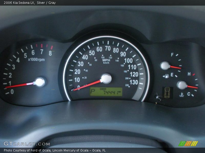 Silver / Gray 2006 Kia Sedona LX