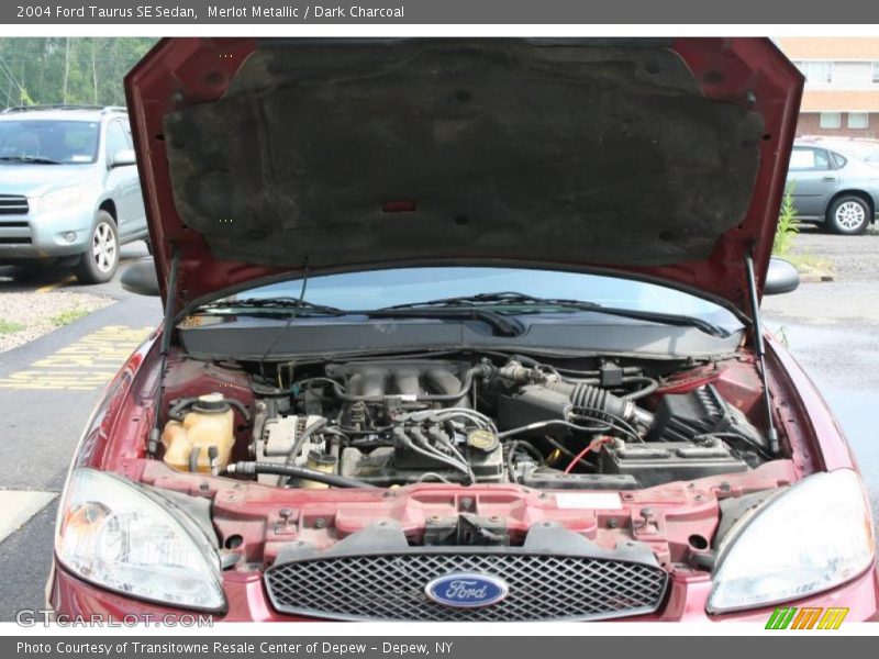 Merlot Metallic / Dark Charcoal 2004 Ford Taurus SE Sedan