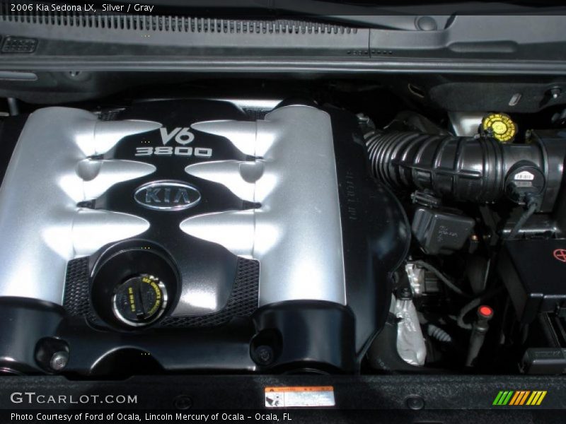 Silver / Gray 2006 Kia Sedona LX