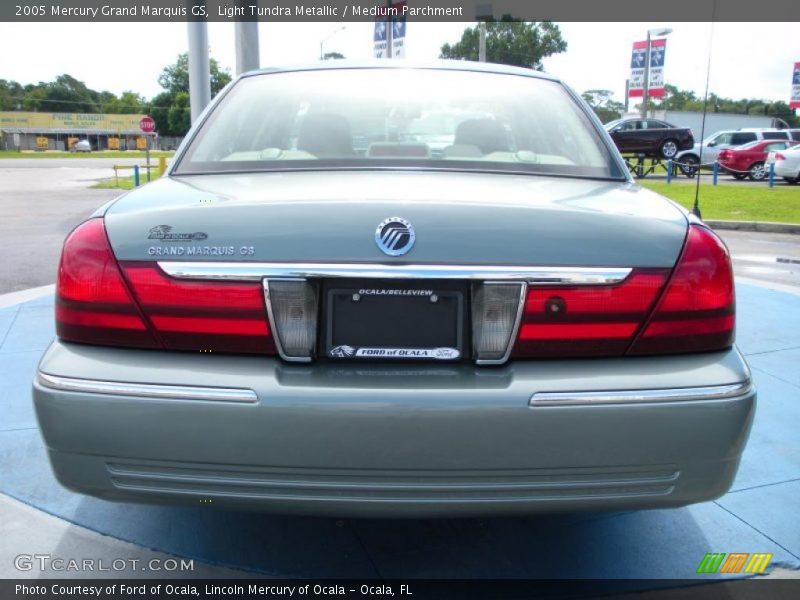 Light Tundra Metallic / Medium Parchment 2005 Mercury Grand Marquis GS