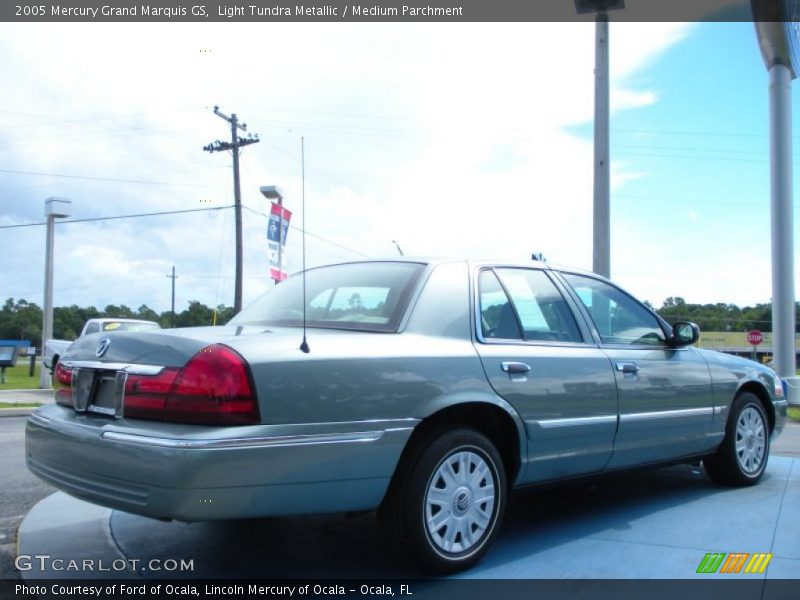 Light Tundra Metallic / Medium Parchment 2005 Mercury Grand Marquis GS