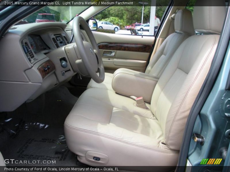 Light Tundra Metallic / Medium Parchment 2005 Mercury Grand Marquis GS