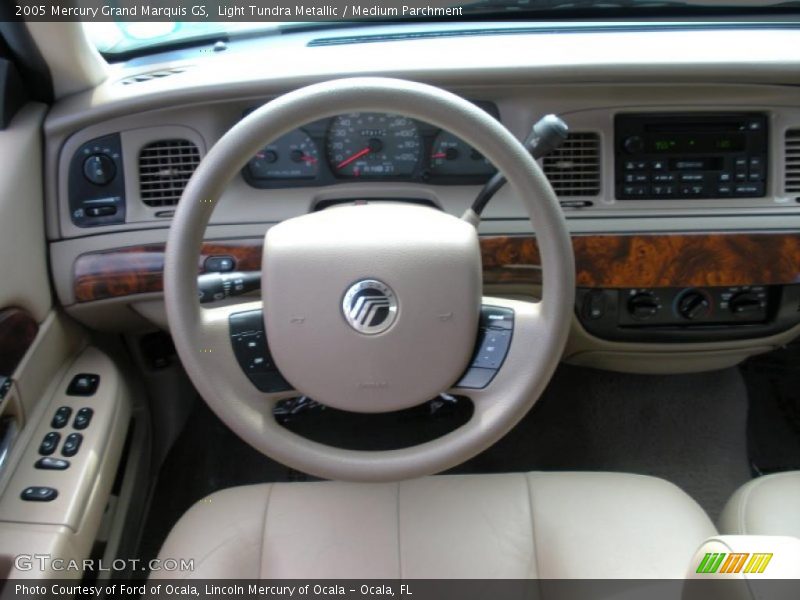 Light Tundra Metallic / Medium Parchment 2005 Mercury Grand Marquis GS