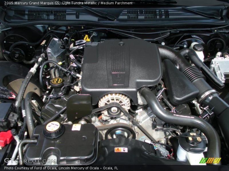 Light Tundra Metallic / Medium Parchment 2005 Mercury Grand Marquis GS