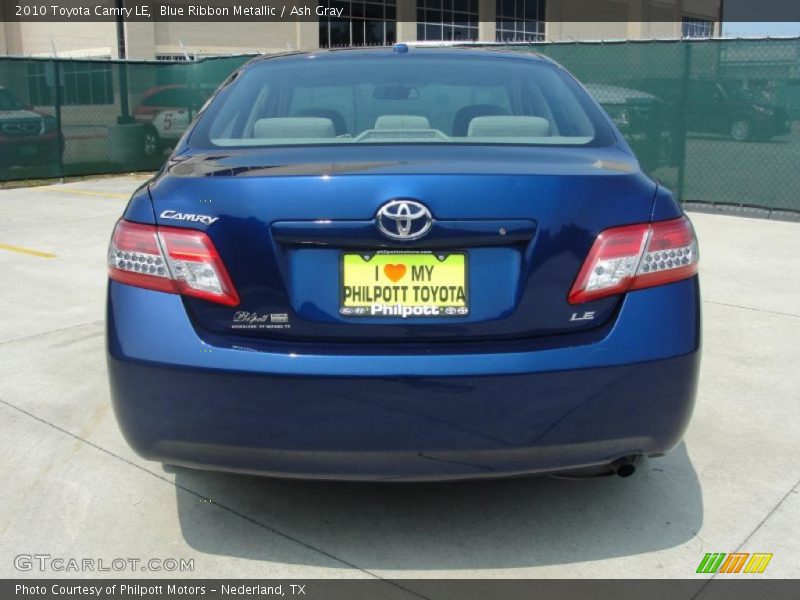 Blue Ribbon Metallic / Ash Gray 2010 Toyota Camry LE