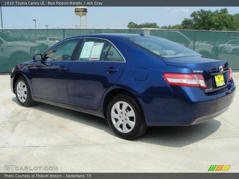 Blue Ribbon Metallic / Ash Gray 2010 Toyota Camry LE