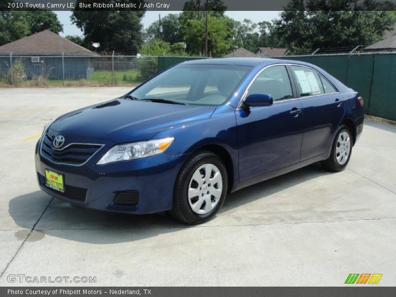 Blue Ribbon Metallic / Ash Gray 2010 Toyota Camry LE