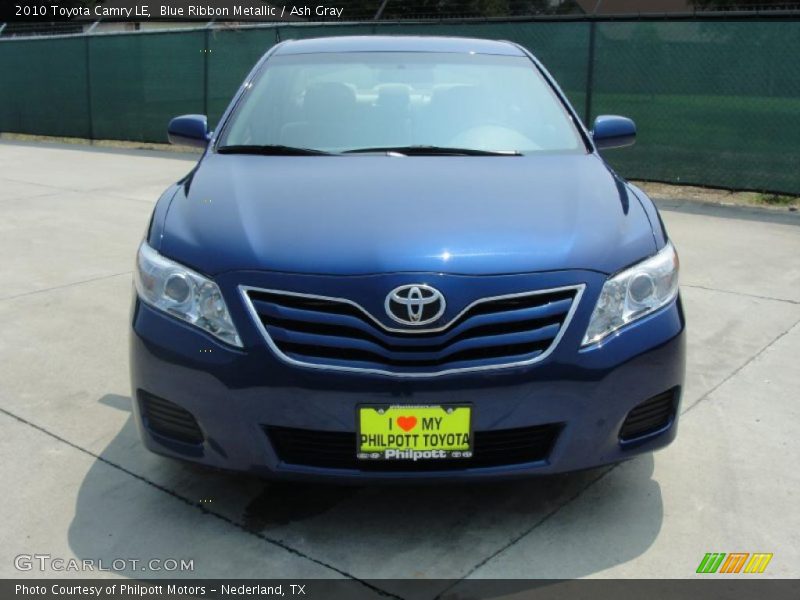 Blue Ribbon Metallic / Ash Gray 2010 Toyota Camry LE