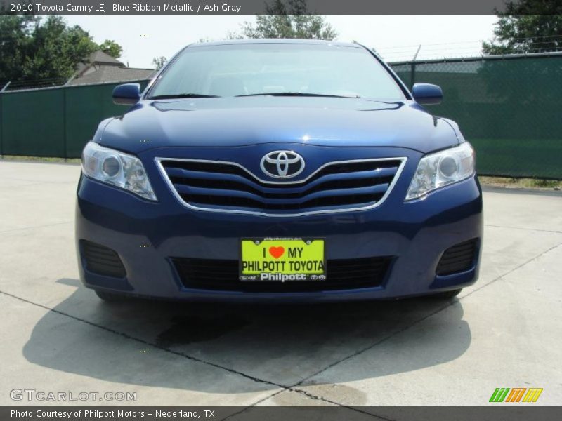 Blue Ribbon Metallic / Ash Gray 2010 Toyota Camry LE