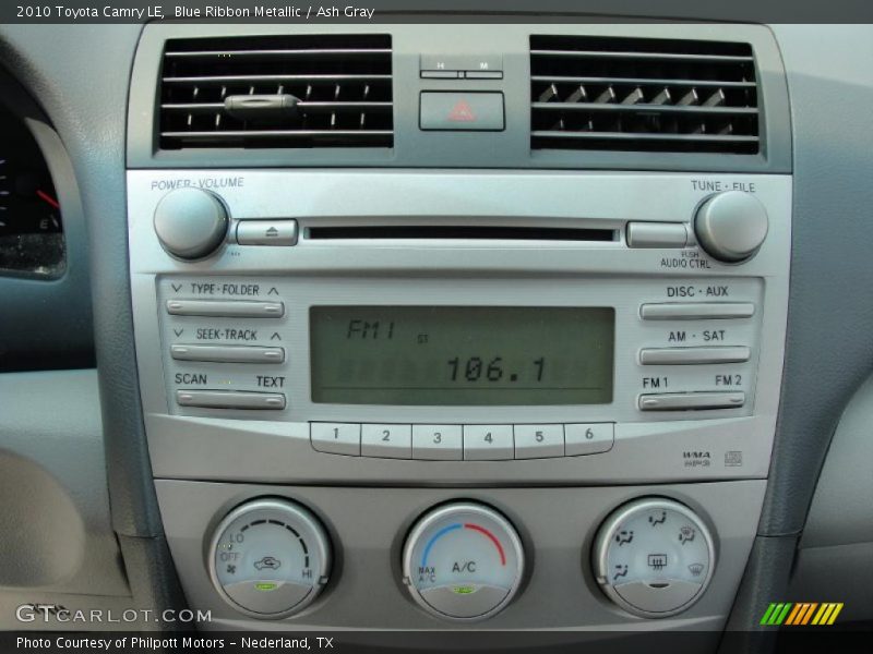 Blue Ribbon Metallic / Ash Gray 2010 Toyota Camry LE