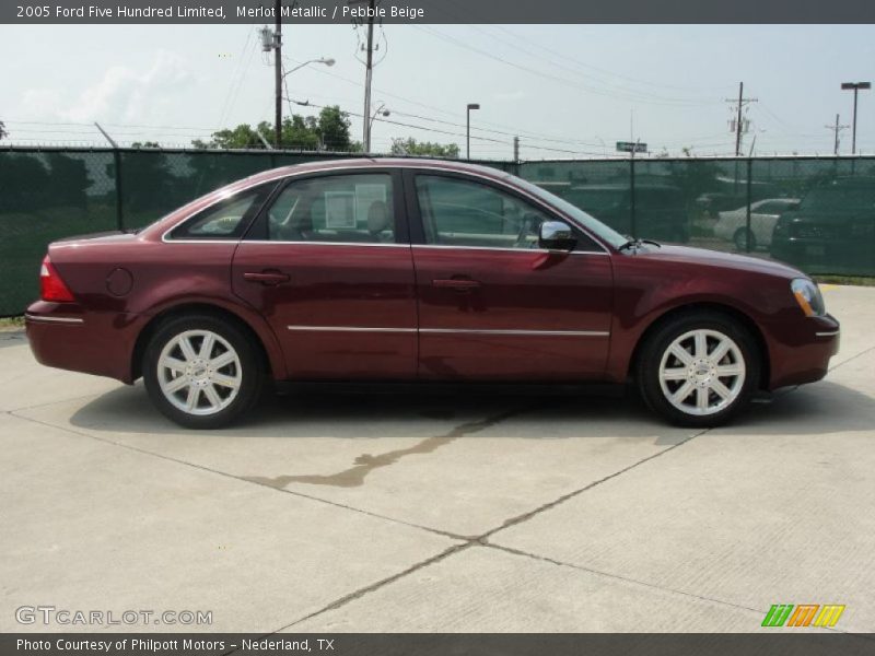 Merlot Metallic / Pebble Beige 2005 Ford Five Hundred Limited