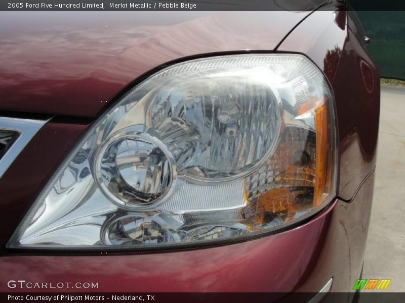 Merlot Metallic / Pebble Beige 2005 Ford Five Hundred Limited