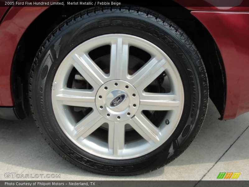 Merlot Metallic / Pebble Beige 2005 Ford Five Hundred Limited