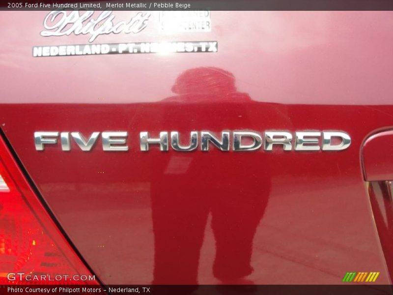 Merlot Metallic / Pebble Beige 2005 Ford Five Hundred Limited