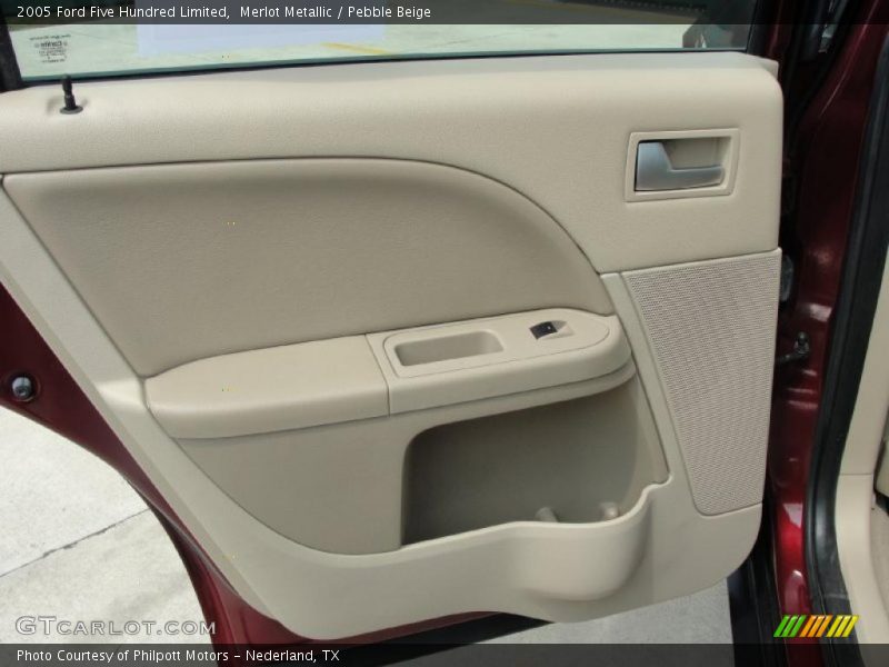 Merlot Metallic / Pebble Beige 2005 Ford Five Hundred Limited