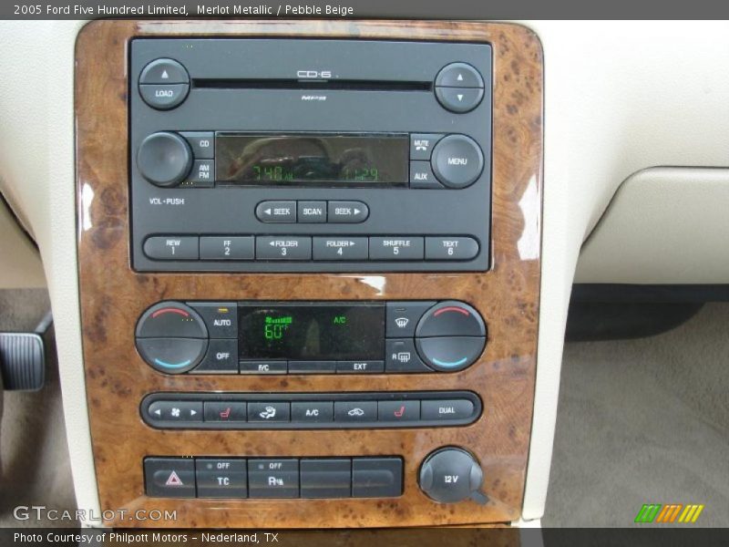 Merlot Metallic / Pebble Beige 2005 Ford Five Hundred Limited