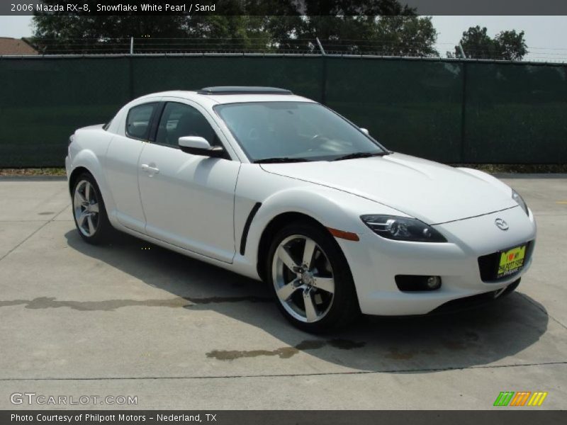 Snowflake White Pearl / Sand 2006 Mazda RX-8