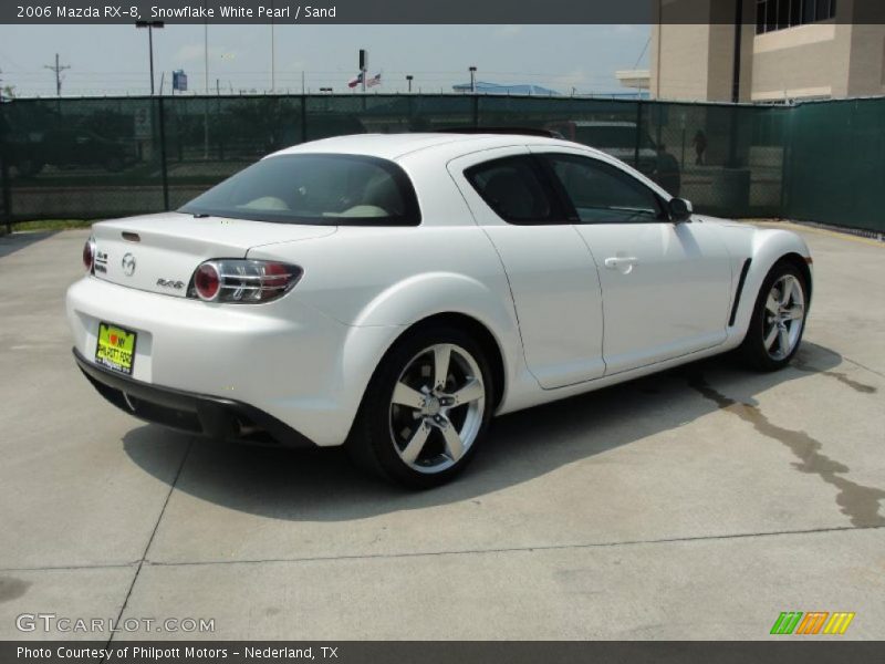 Snowflake White Pearl / Sand 2006 Mazda RX-8