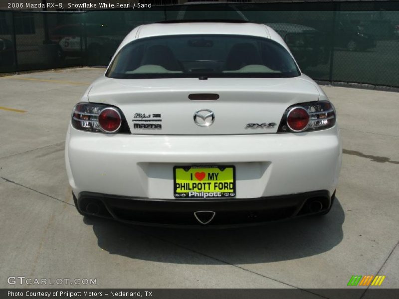 Snowflake White Pearl / Sand 2006 Mazda RX-8