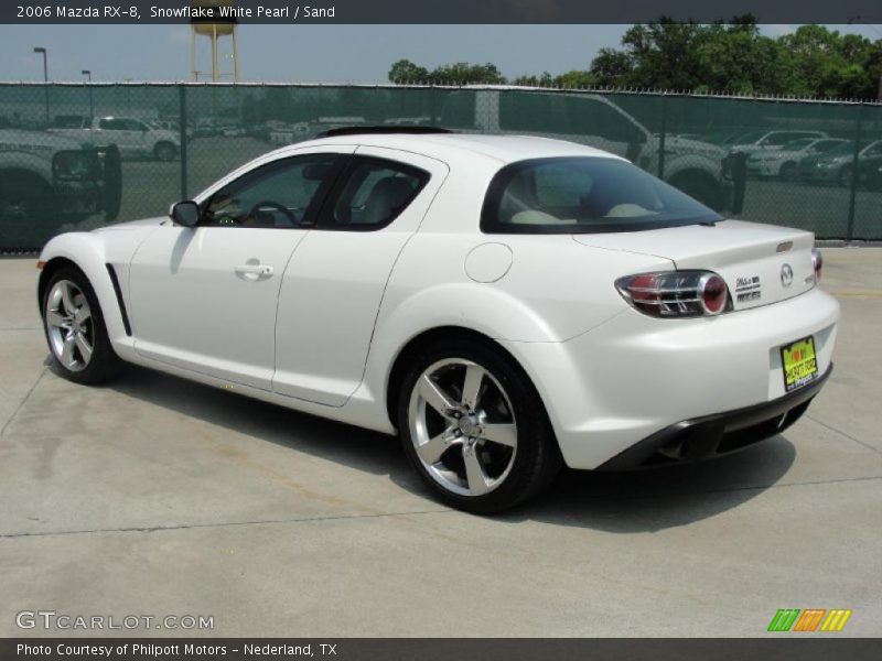 Snowflake White Pearl / Sand 2006 Mazda RX-8