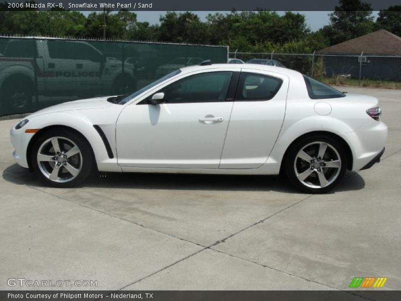 Snowflake White Pearl / Sand 2006 Mazda RX-8