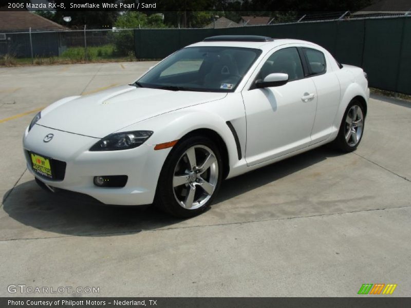 Snowflake White Pearl / Sand 2006 Mazda RX-8