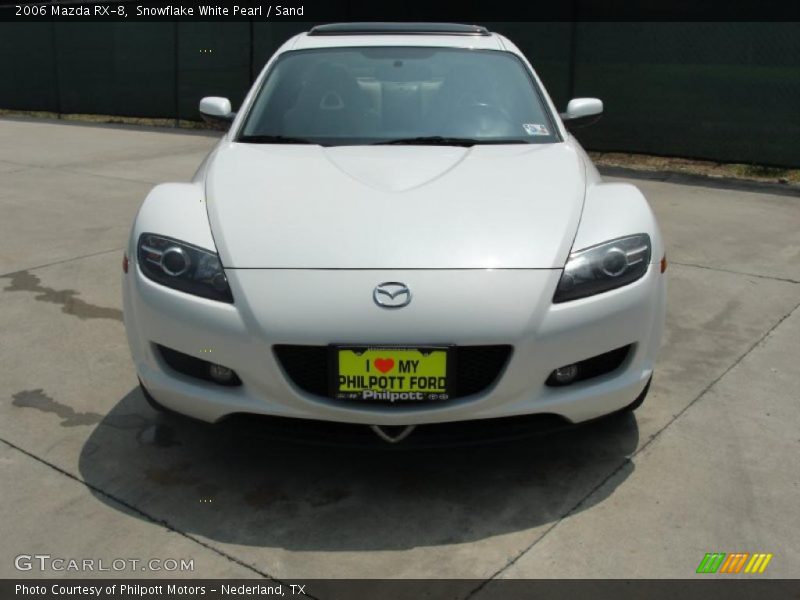 Snowflake White Pearl / Sand 2006 Mazda RX-8