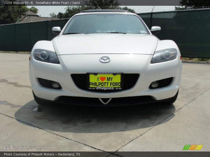 Snowflake White Pearl / Sand 2006 Mazda RX-8