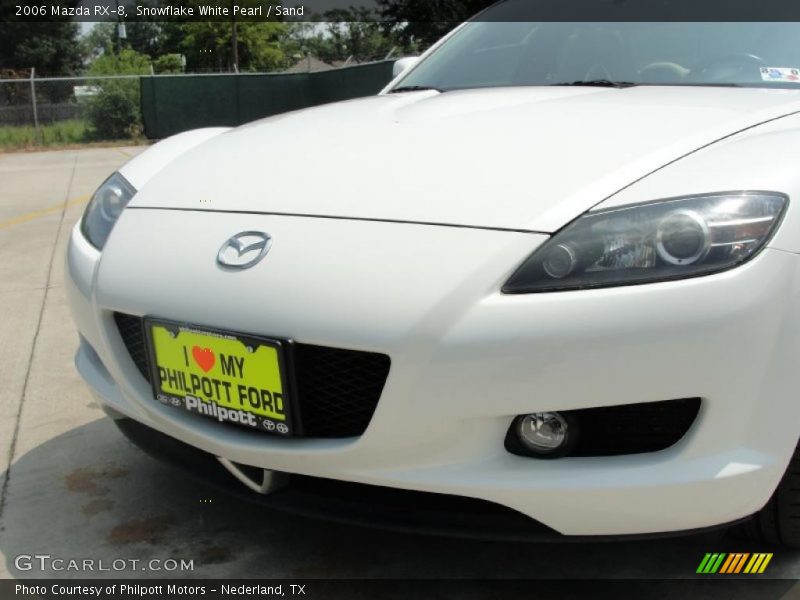 Snowflake White Pearl / Sand 2006 Mazda RX-8