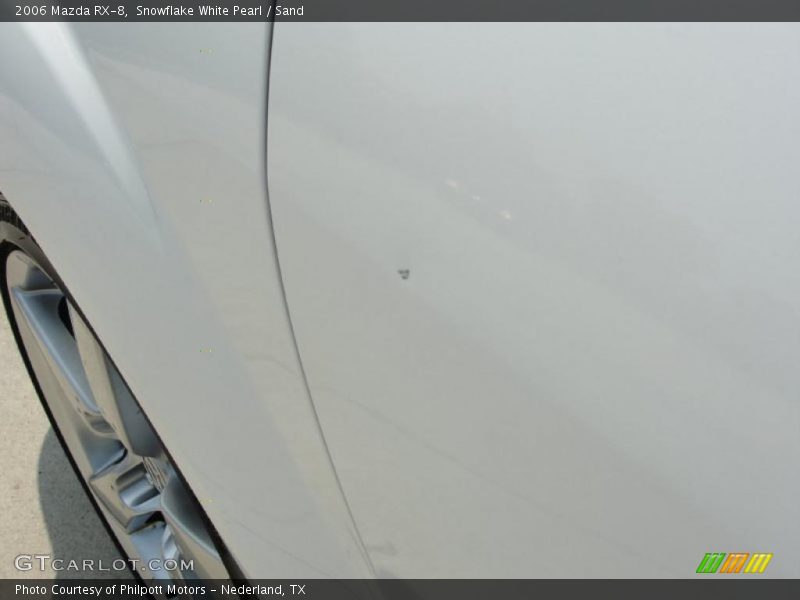 Snowflake White Pearl / Sand 2006 Mazda RX-8