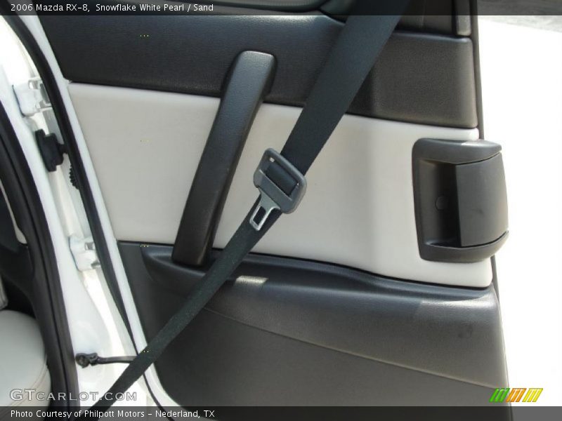 Snowflake White Pearl / Sand 2006 Mazda RX-8