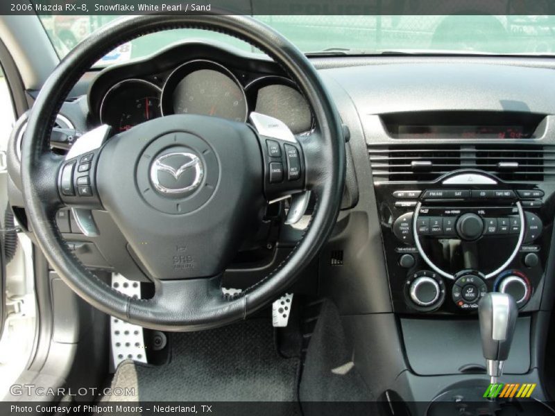 Snowflake White Pearl / Sand 2006 Mazda RX-8