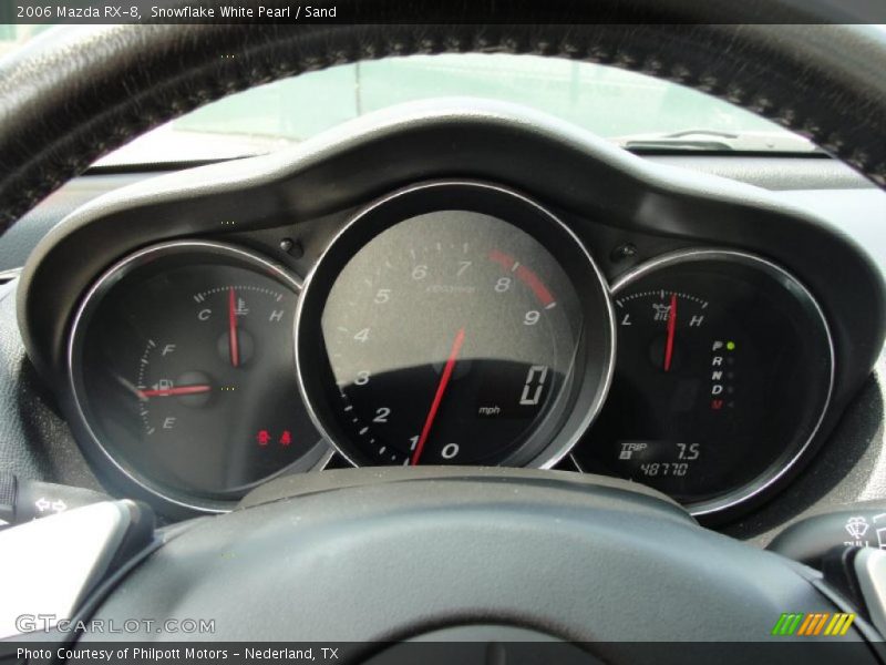 Snowflake White Pearl / Sand 2006 Mazda RX-8
