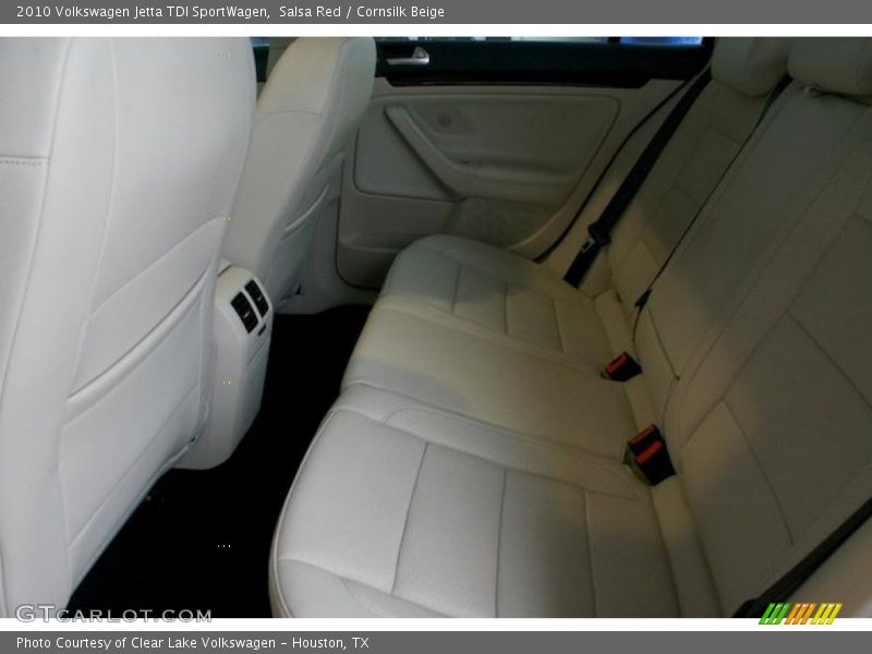 Salsa Red / Cornsilk Beige 2010 Volkswagen Jetta TDI SportWagen