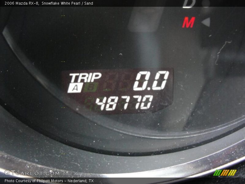 Snowflake White Pearl / Sand 2006 Mazda RX-8