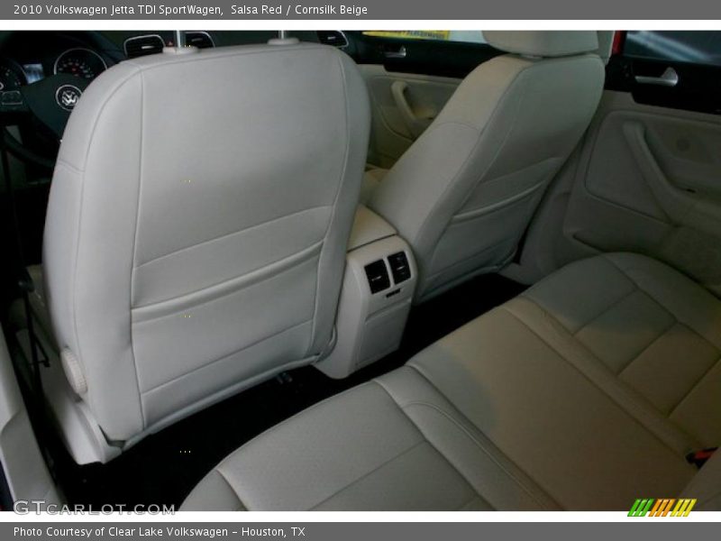 Salsa Red / Cornsilk Beige 2010 Volkswagen Jetta TDI SportWagen