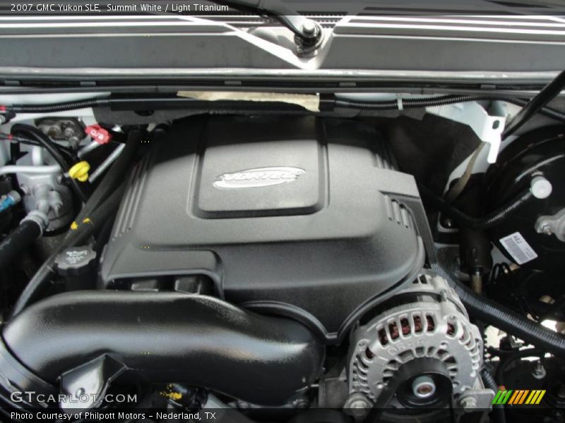 Summit White / Light Titanium 2007 GMC Yukon SLE