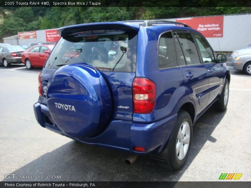 Spectra Blue Mica / Taupe 2005 Toyota RAV4 4WD