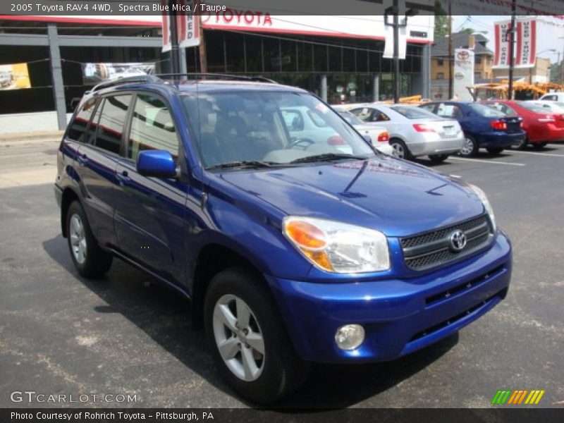 Spectra Blue Mica / Taupe 2005 Toyota RAV4 4WD
