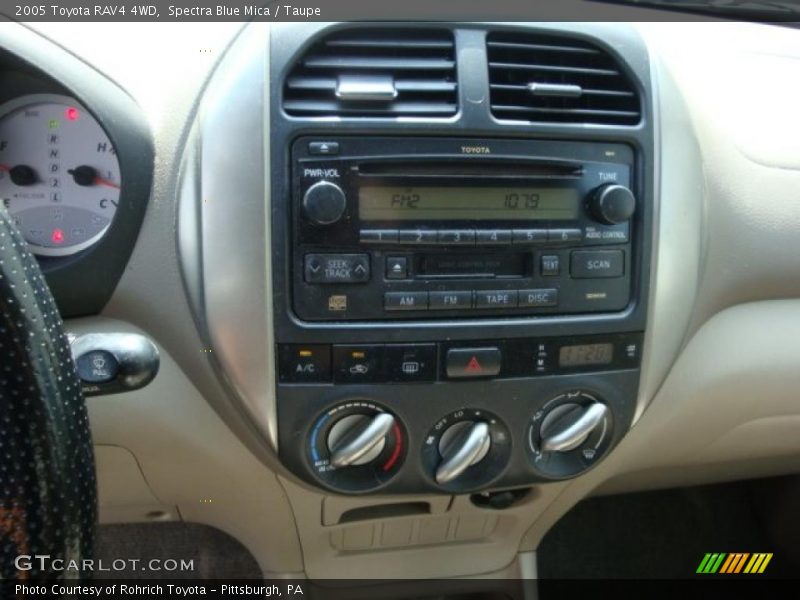 Spectra Blue Mica / Taupe 2005 Toyota RAV4 4WD