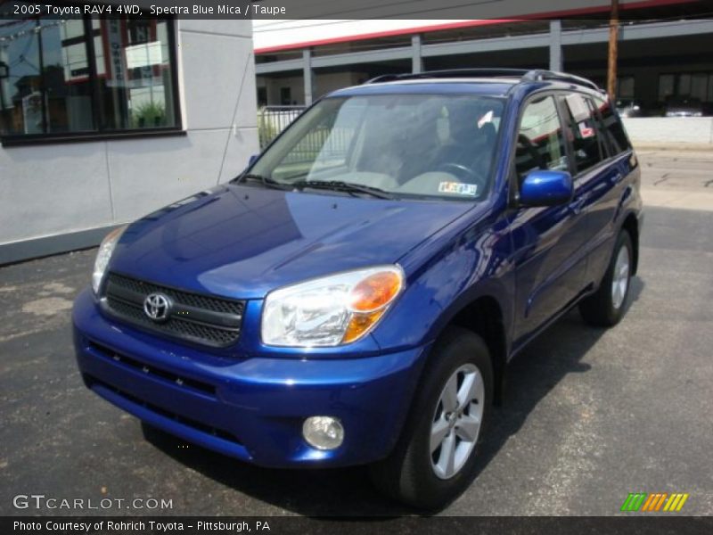 Spectra Blue Mica / Taupe 2005 Toyota RAV4 4WD