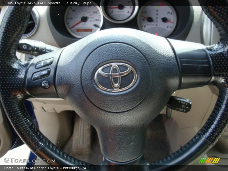 Spectra Blue Mica / Taupe 2005 Toyota RAV4 4WD