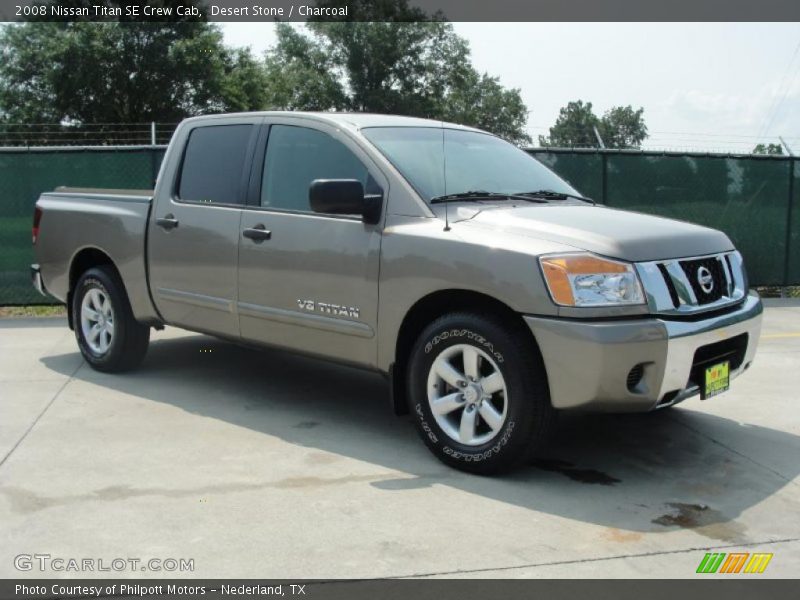 Desert Stone / Charcoal 2008 Nissan Titan SE Crew Cab