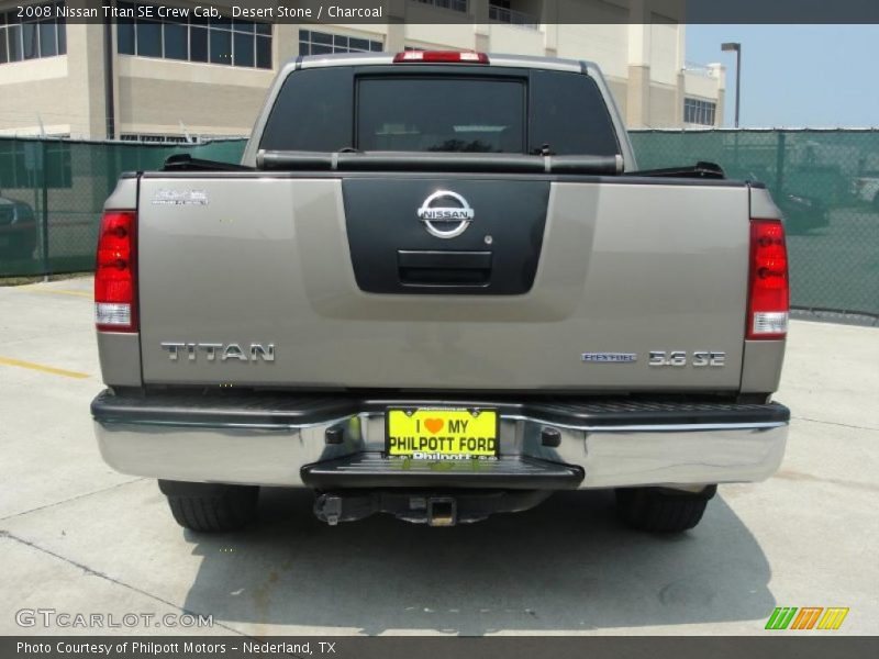 Desert Stone / Charcoal 2008 Nissan Titan SE Crew Cab