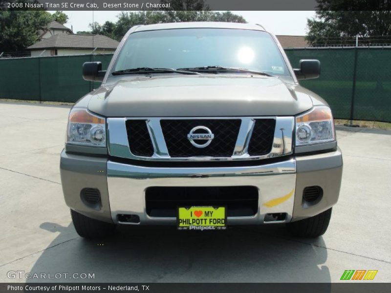 Desert Stone / Charcoal 2008 Nissan Titan SE Crew Cab