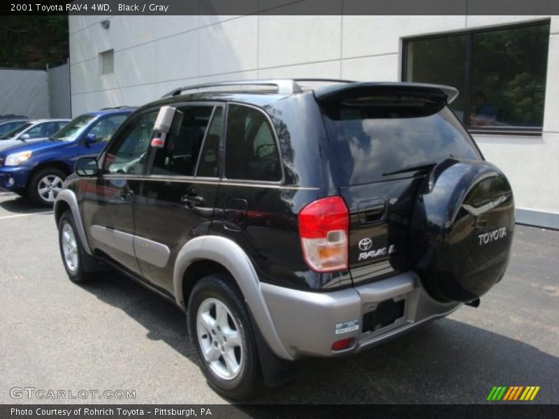 Black / Gray 2001 Toyota RAV4 4WD