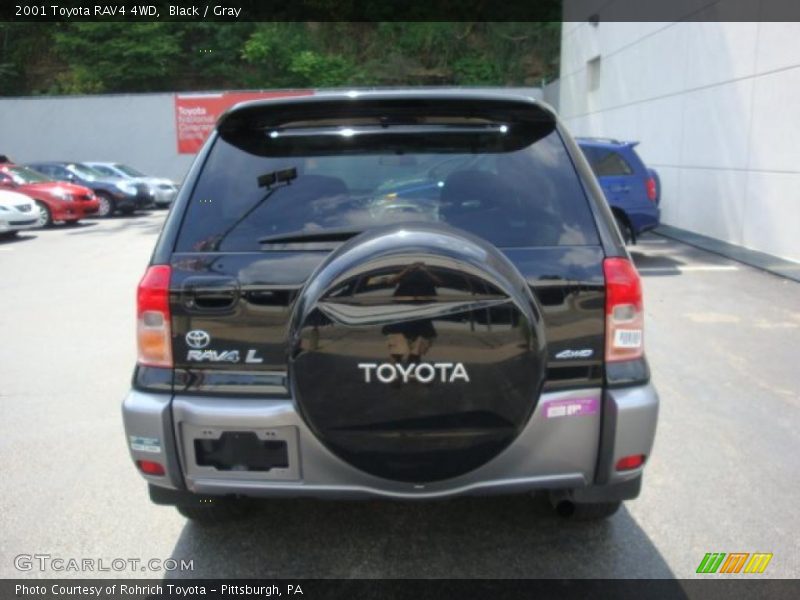 Black / Gray 2001 Toyota RAV4 4WD